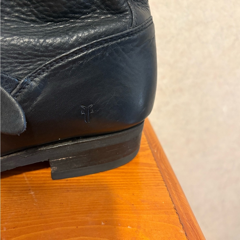Frye Veronica Short Black Leather Western Slouch Moto
Boot Women’s Size 9.5 - Picture 5 of 11